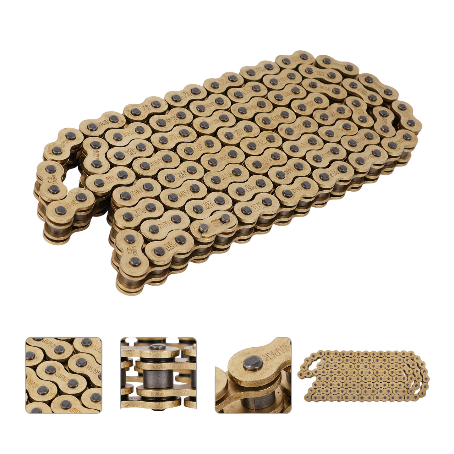 96 Links / 120 Links 520 Steel Drive Chain for Sur-Ron Ultra Bee