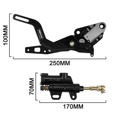 Aluminum Hydraulic Foot Brake Set for Sur-Ron Ultra Bee Electric Motorcycle