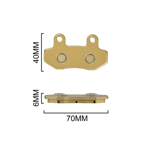 Sintered Metal Wear Resistant Motorcycle Brake Pads for Surron Ultra Bee